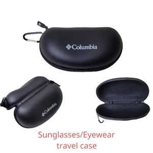 Columbia Eyewear travel case w carabiner zipper black Sunglass case unisex
